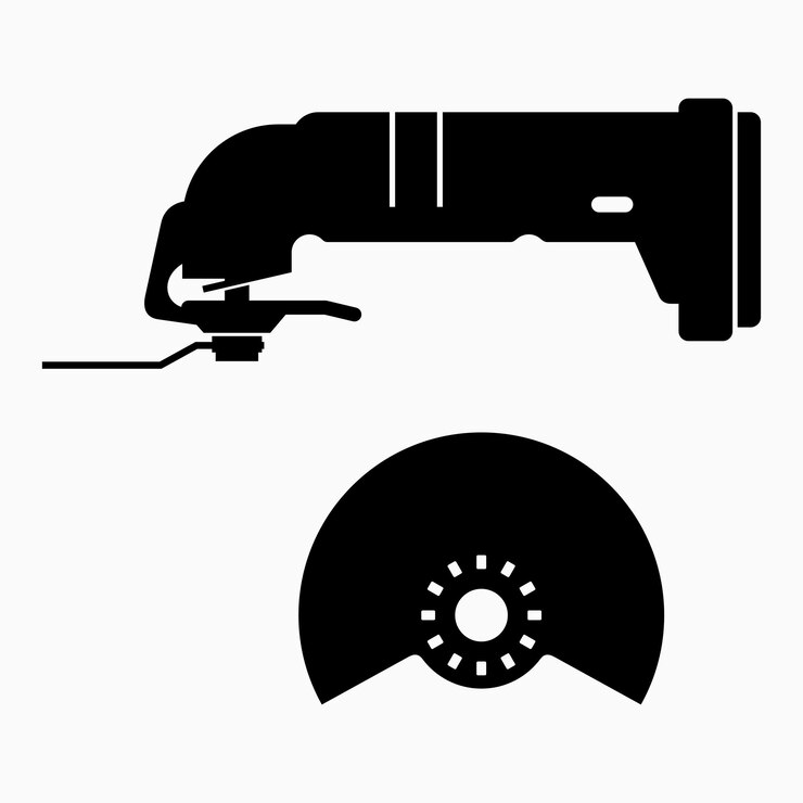 Vector herramienta oscilante