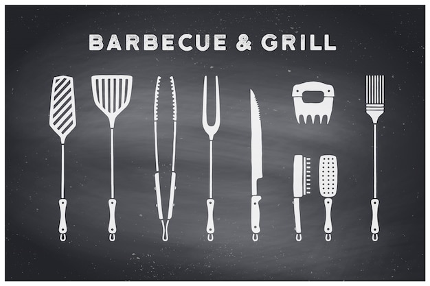 Herramientas para barbacoa y parrilla