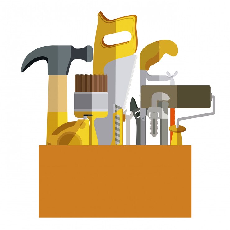 Vector herramientas de construcción
