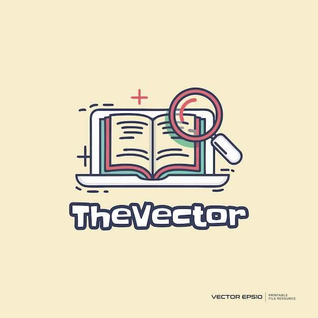 Las herramientas de detective, la mascota, el vector, el logotipo, el personaje, la ilustración de dibujos animados eps10