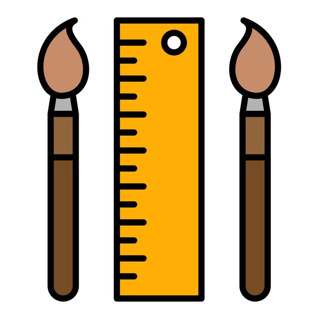 Herramientas de diseño Ilustración plana