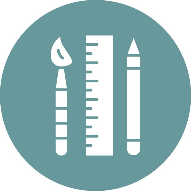 Herramientas de diseño vectorial Estilo de icono