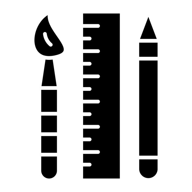 Herramientas de diseño vectorial Estilo de icono