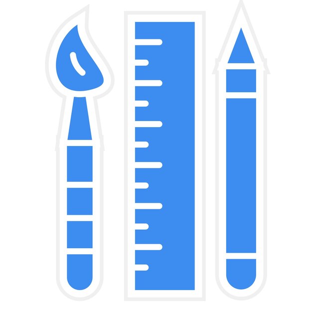 Herramientas de diseño vectorial Estilo de icono