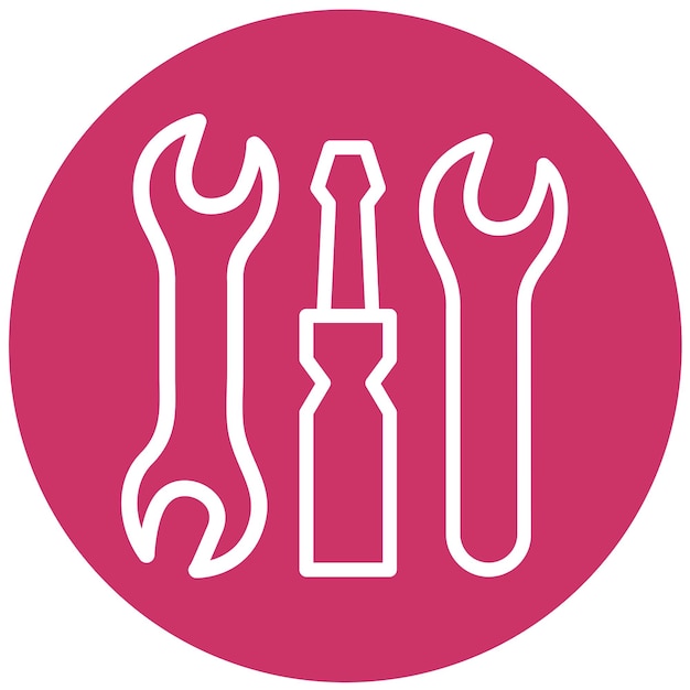 Herramientas de diseño vectorial Estilo de icono