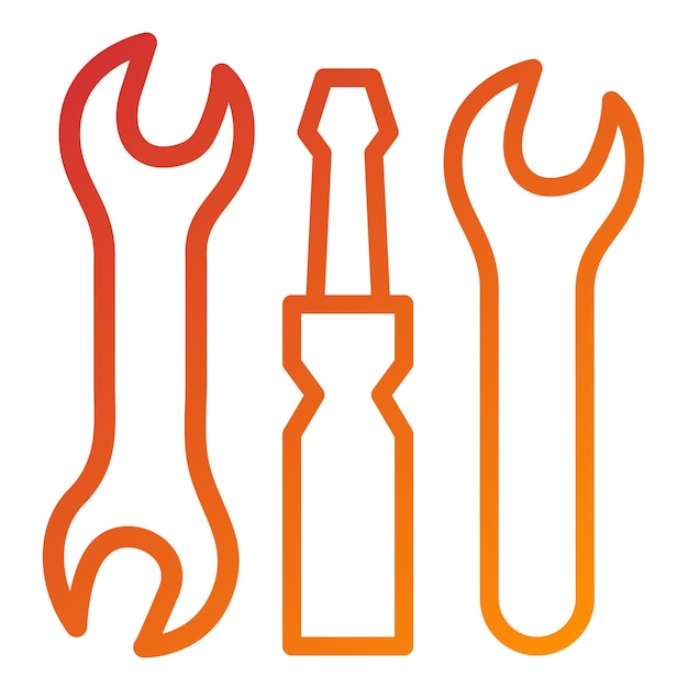 Herramientas de diseño vectorial Estilo de icono