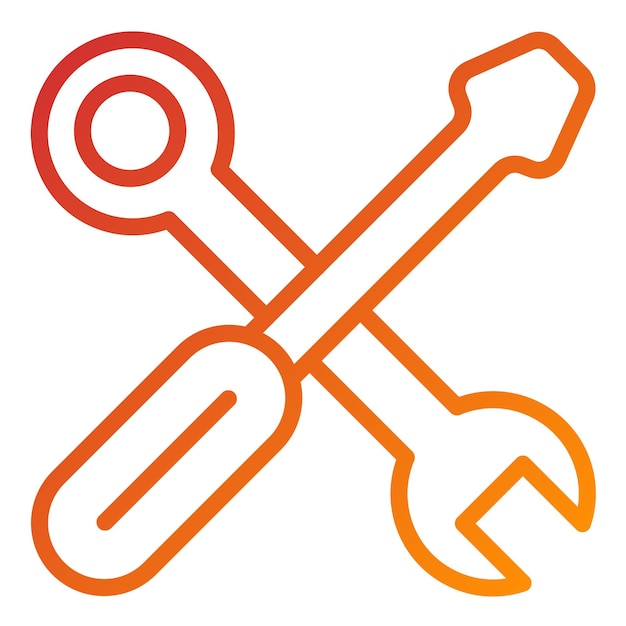 Herramientas de diseño vectorial Estilo de icono