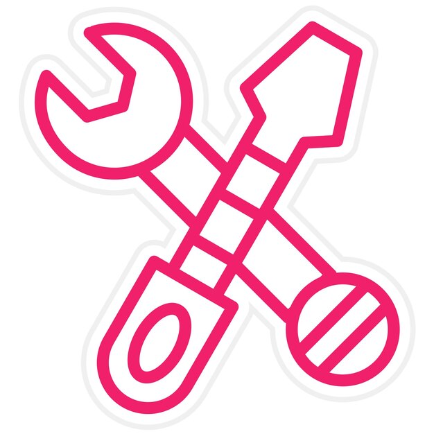 Herramientas de diseño vectorial Estilo de icono