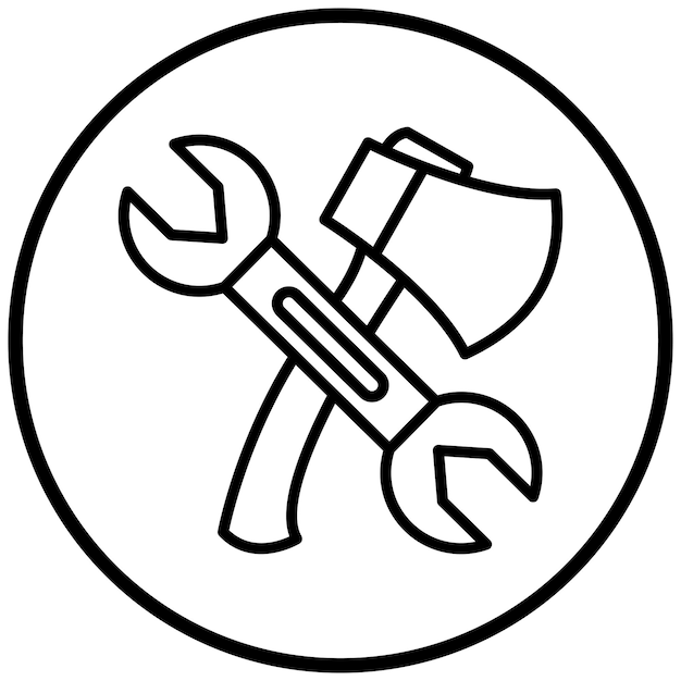 Herramientas de diseño vectorial Estilo de icono