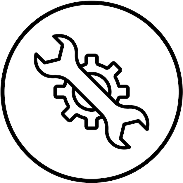 Herramientas de diseño vectorial Estilo de icono