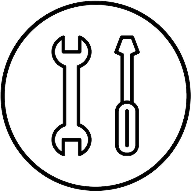 Herramientas de diseño vectorial Estilo de icono