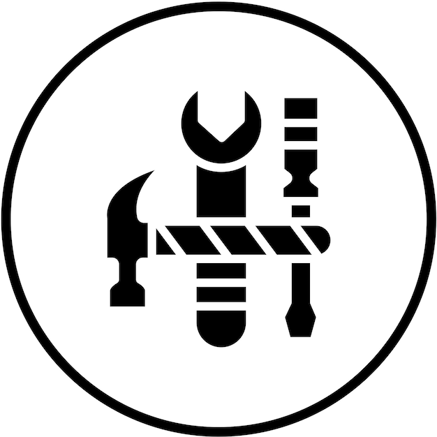 Herramientas de diseño vectorial Estilo de icono
