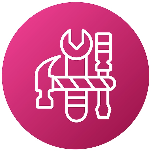 Herramientas de diseño vectorial Estilo de icono