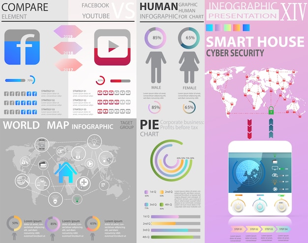 Herramientas de infografía - infografía humana y personas.