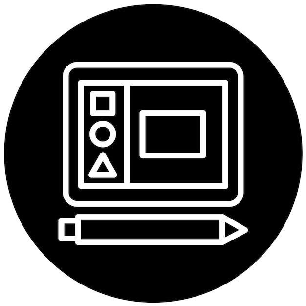 Herramientas interactivas de diseño vectorial Estilo de icono