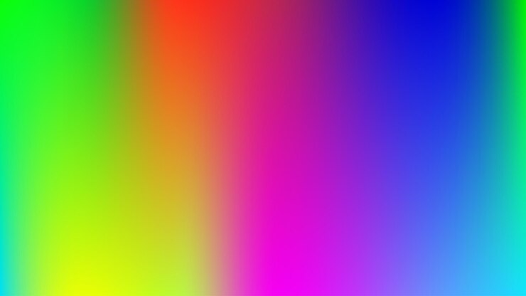 Vector herramientas de malla de degradado borrosas abstractas arco iris colorido fondo rgb