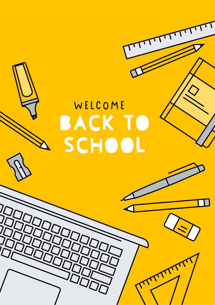 herramientas de matemáticas de regreso a la escuela plantilla de diseño de banners de redes sociales