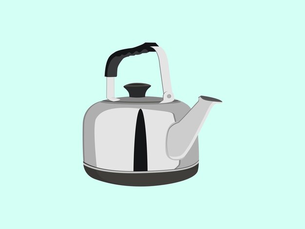 hervidor eléctrico caldera de agua cocina vector