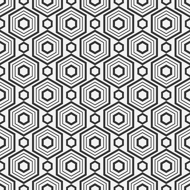 Hexágono de fondo sin patrón