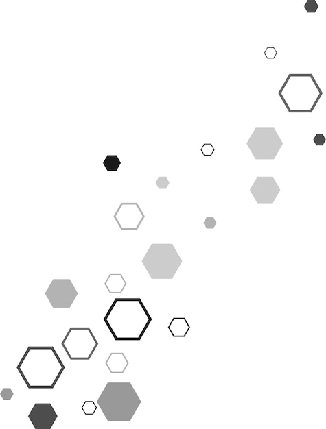 Hexágono hexagonal raster mosaico signo de celda o icono Gradación