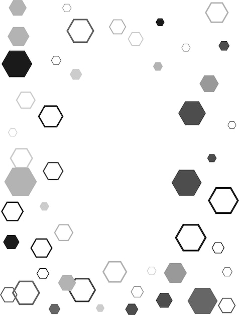 Hexágono hexagonal raster mosaico signo de celda o icono Gradación