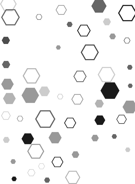 Hexágono hexagonal raster mosaico signo de celda o icono Gradación