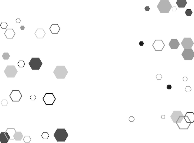 Hexágono hexagonal raster mosaico signo de celda o icono Gradación