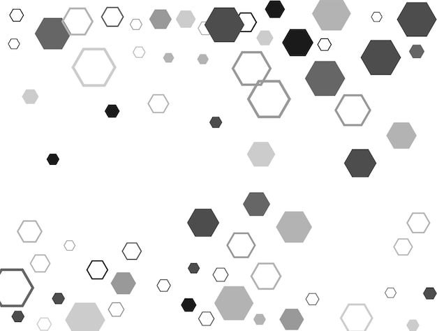 Hexágono hexagonal raster mosaico signo de celda o icono Gradación