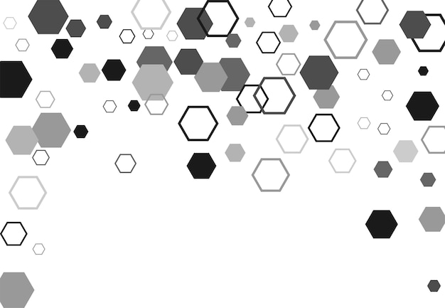 Hexágono hexagonal raster mosaico signo de celda o icono Gradación