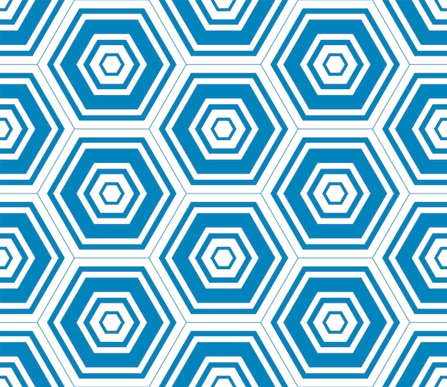 Hexágono de línea delgada de fantasía abstracta, patrón geométrico triangular sin costuras.