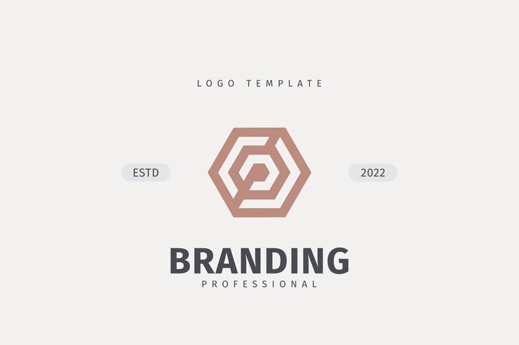 Vector hexágono trade marketing trading networking vector logo concepto