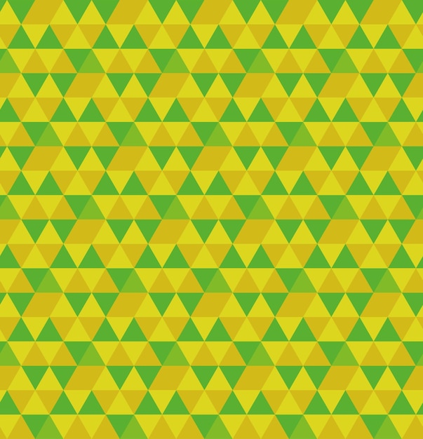 Hexágono verde de triángulos de patrones sin fisuras Cuadrícula triangular geométrica repetitiva
