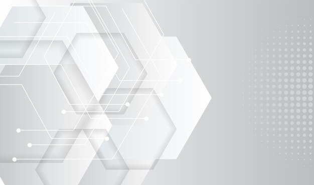 Hexagons shapes background