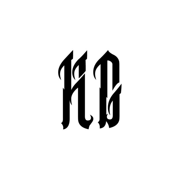 HG monograma diseño del logotipo letra texto nombre símbolo monocromático logotipo alfabeto carácter logotipo simple