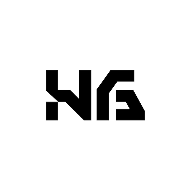 HG monograma diseño del logotipo letra texto nombre símbolo monocromático logotipo alfabeto carácter logotipo simple