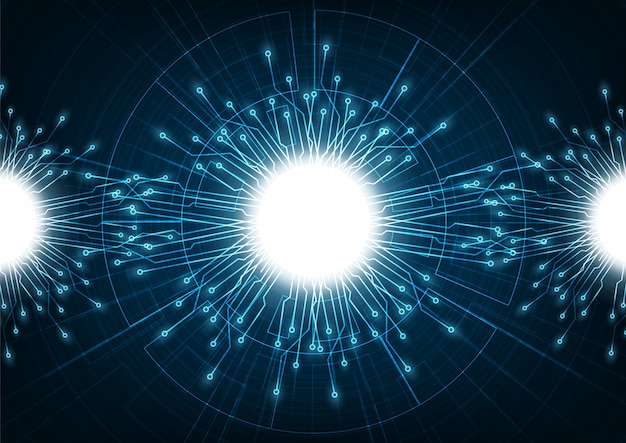 Hi-Tech Cyber Light Technology concept Antecedentes