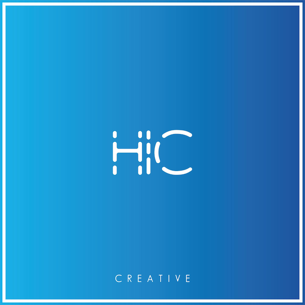 HIC Premium Vector El último diseño del logotipo Creative Logo Vector Ilustración del logotipo Monograma creativo