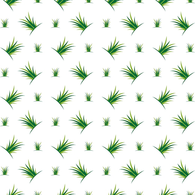La hierba es maravillosa, la moda es multicolor, el patrón se repite, la ilustración vectorial, el diseño de fondo.
