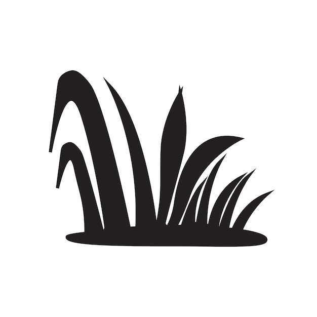 Hierba icono vector plantilla logo moda colección diseño plano