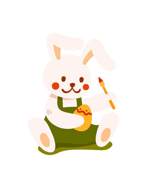 Hijo conejo pequeño