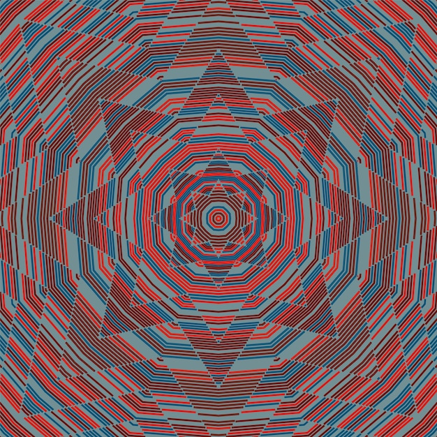 Hilo tejido mandala vector de patrones sin fisuras ornamento geométrico d