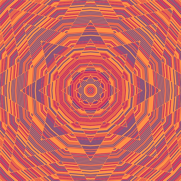 Hilo tejido mandala vector de patrones sin fisuras ornamento geométrico d