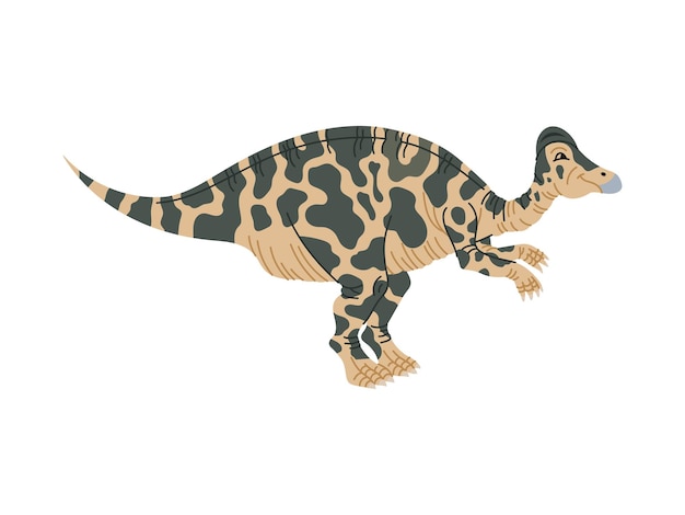 Hipacrosaurus dinosaurio personaje de dibujos animados reptil