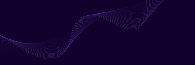 Hipnotizante diseño de ondas de línea azul profundo con curvas fluidas elegantes perfectas para un fondo elegante