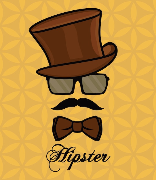 Vector hipster