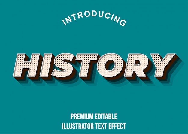 Historia Blanco Marrón Efecto de texto
