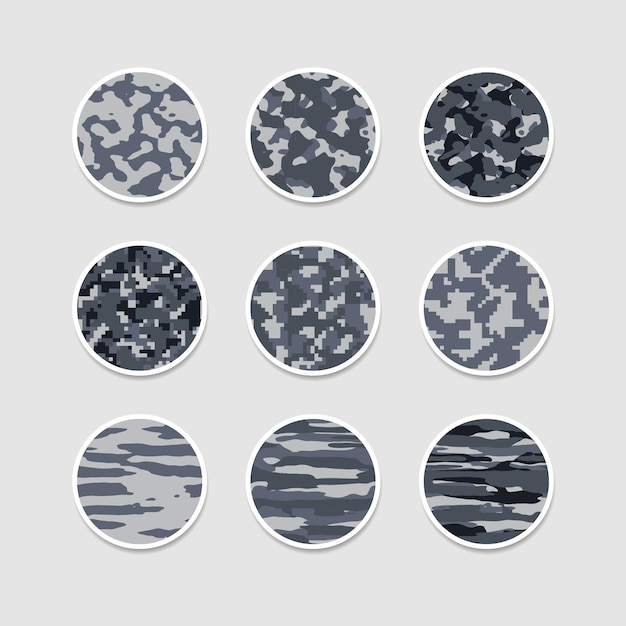 Historia de portada abstracta de camuflaje instagram