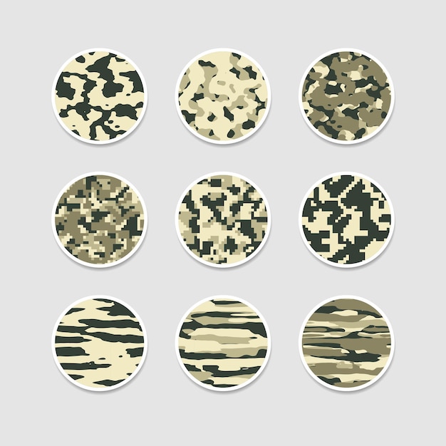 Historia de portada abstracta de camuflaje instagram