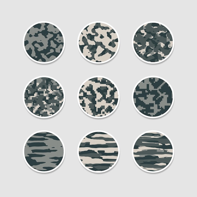 Historia de portada abstracta de camuflaje instagram