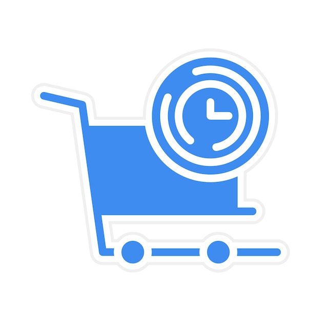 Historial de compras imagen vectorial de icono Se puede utilizar para la tienda web